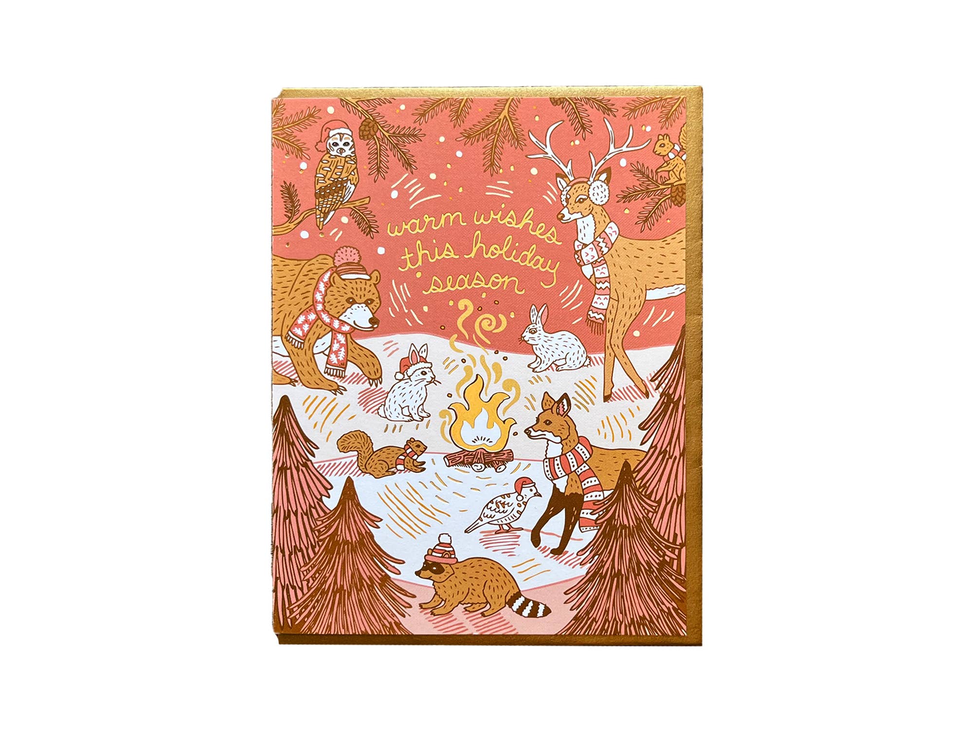 Noteworthy Paper & Press – wholesale Julkort – Woodland Semesterkort0