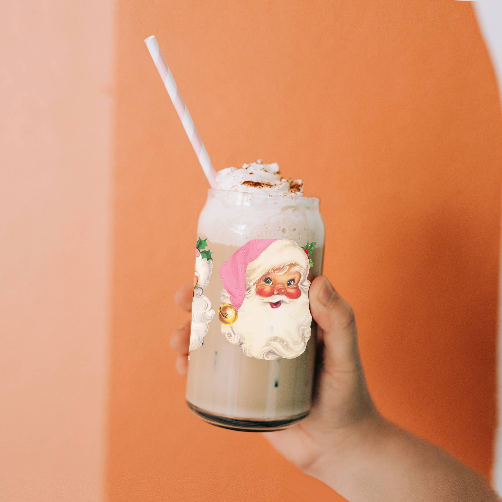 Gia Roma – wholesale Coffee mug – Sparkly Sequin Christmas Bow Decor Gift, Colorful Glass Cups65