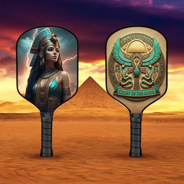 Ancient Egyptian Gods - Mut - Pickleball Paddle for wholesale by The Mad Pickler
