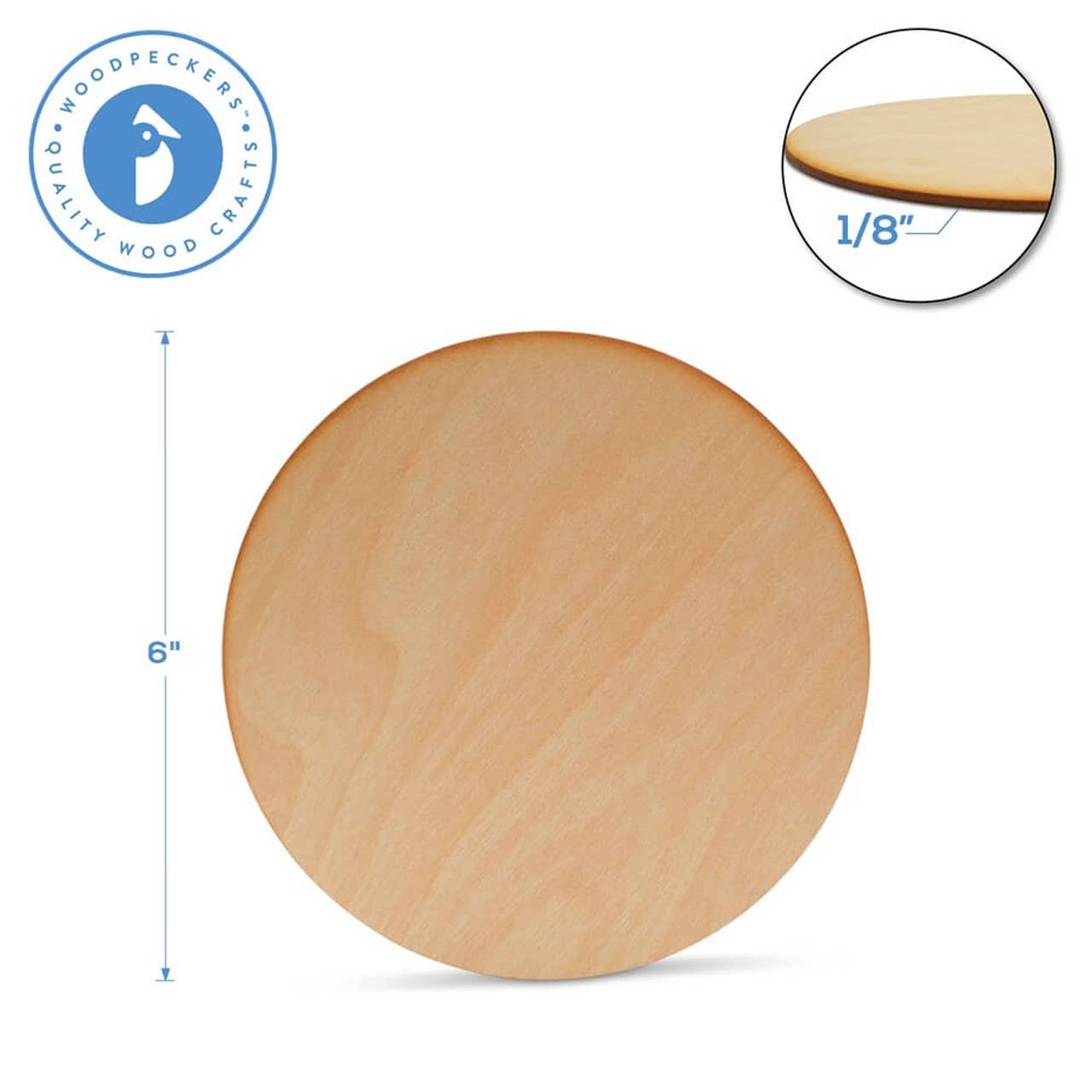 Woodpeckers Crafts - Wholesale Cutouts - Laser Cut Plywood Circles14