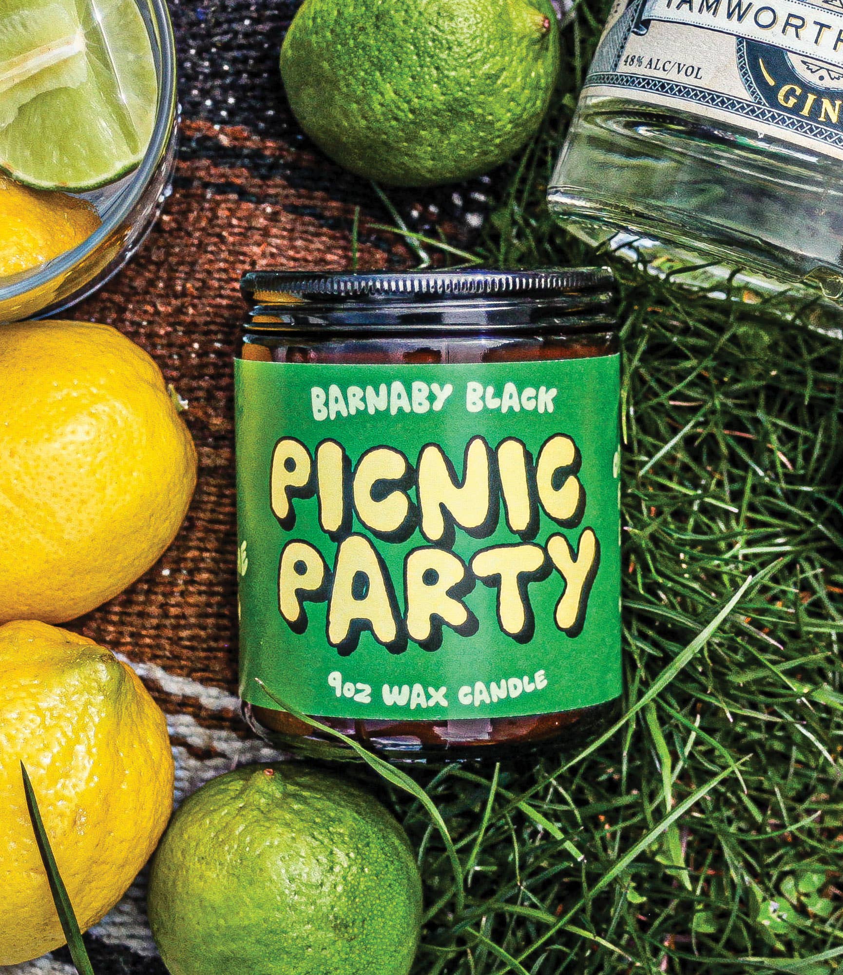 Barnaby Black - Wholesale Jar/filled candle - PICNIC PARTY - SUMMER SESSIONS