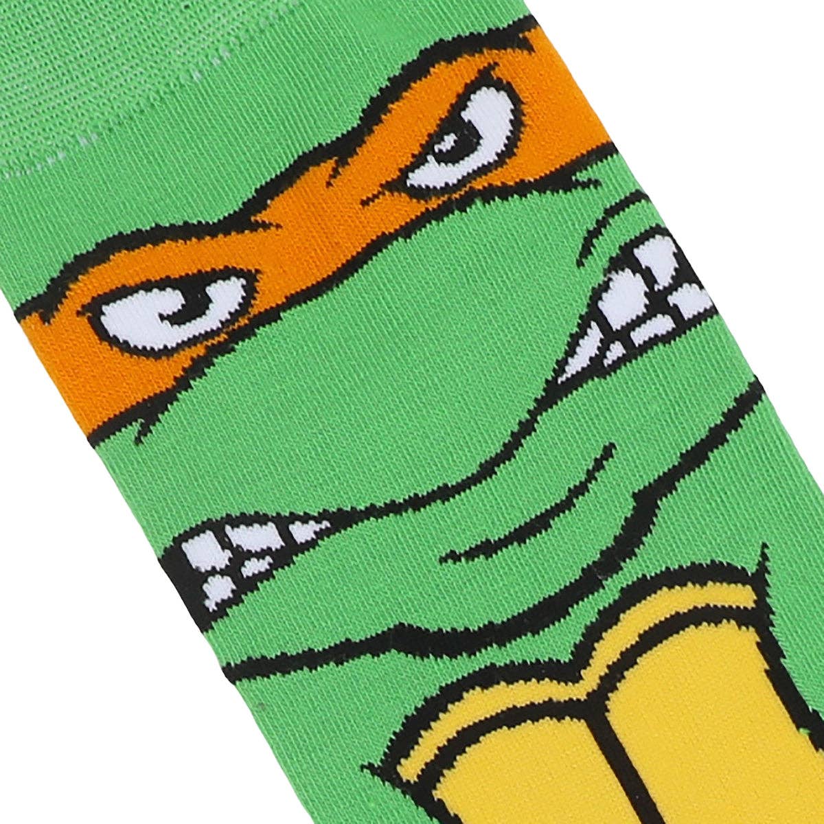 Bioworld Merchandising - Wholesale Socks - Men's - Teenage Mutant Ninja Turtles Michelangelo Animigos Men's Crew Socks3