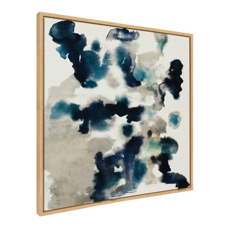 Sylvie Gilded Watercolor Framed Canvas by Amy Lighthall for wholesale by Kate and Laurel
