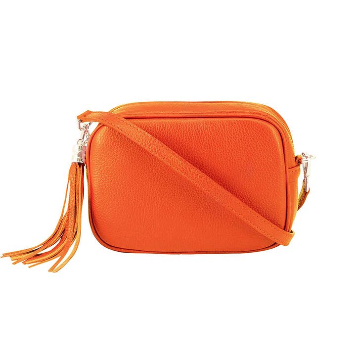 Ellas Trading - Wholesale Crossbody Bag - Women's - Italian Leather Camera Crossbody Bag with Tassel Charm30