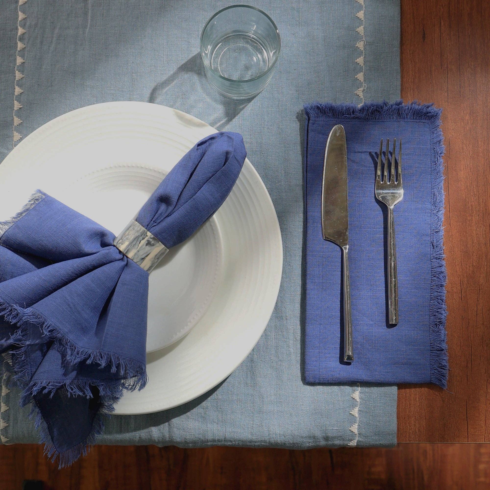 ExpoBazaar - Venta al por mayor Servilletas de tela - Servilletas de Cena | Juego de Manteles de Algodón Premium de 4, 20x20"3