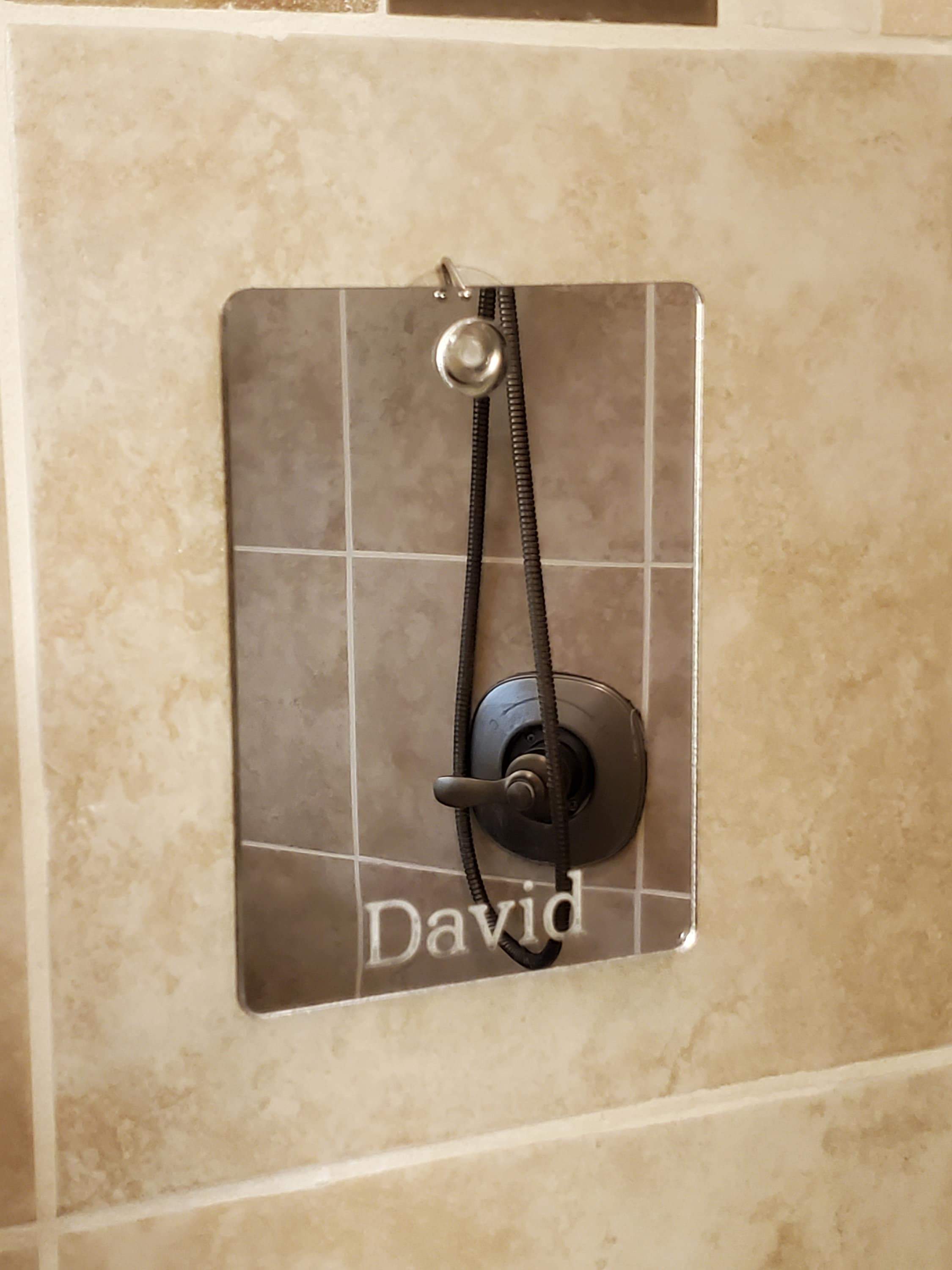 Hazel Grove Customs - Wholesale Compact Mirror - Personalized Shower Mirror, Engraved Travel Gift, Shaving Mirror, Unique Bathroom Gift