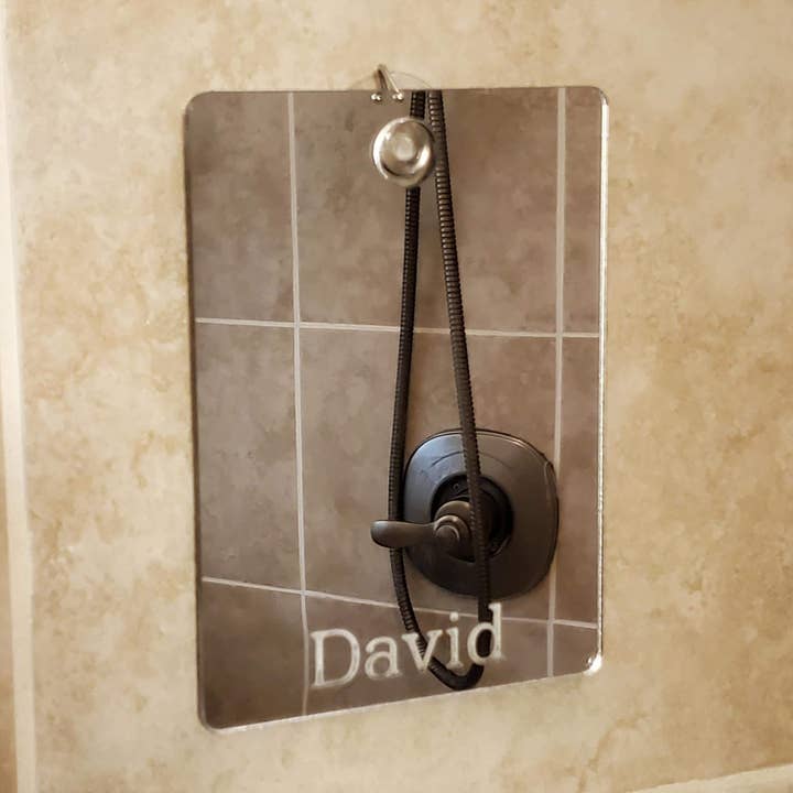 Hazel Grove Customs – wholesale Compact mirror – Personalized Shower Mirror, Engraved Travel Gift, Shaving Mirror, Unique Bathroom Gift0