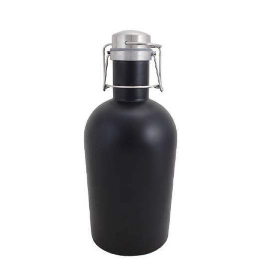 Vino2Go/Thermo-Steel - Wholesale Growler - 64 Oz. Stainless Steel Beer Growler