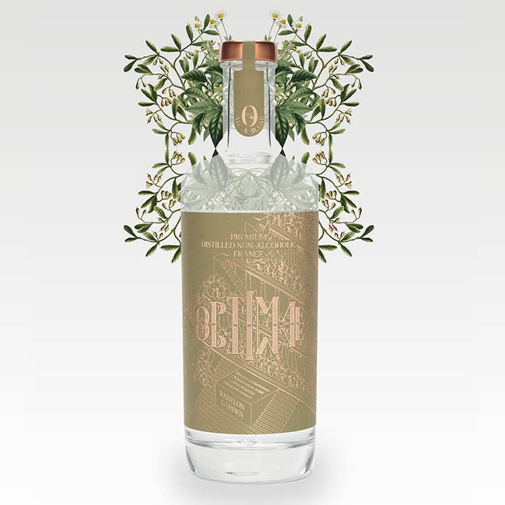 OPTIMAE - Wholesale Alcoholvrije gedistilleerde dranken/wijn/bier - - BABYLON GARDEN - 70 cl - Alcoholvrije sterke drank