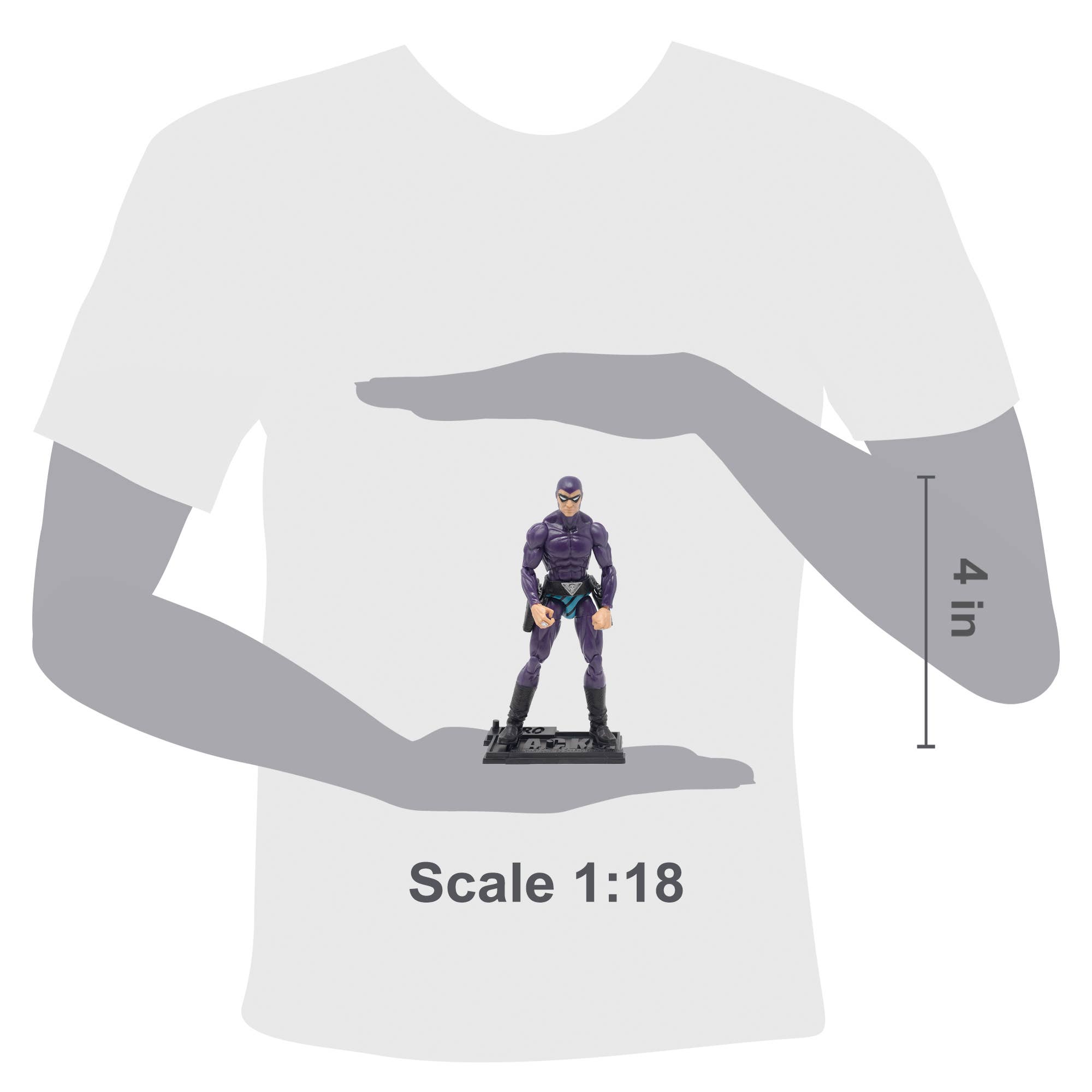 Boss Fight Studio Llc - Wholesale Figurine Toy - Kids - LOOK! $3 Hero H.A.C.K.S. Phantom Action Figure! Phantom Wv16