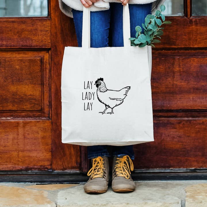 Moonlight Makers – Großhandel Tragetasche – Unisex – Lay Lady Lay - Tragetaschen aus Segeltuch - Bob Dylan, Homesteading2