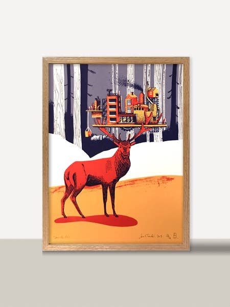 Ind i skoven for engroshandel hos Sérigraphies ST