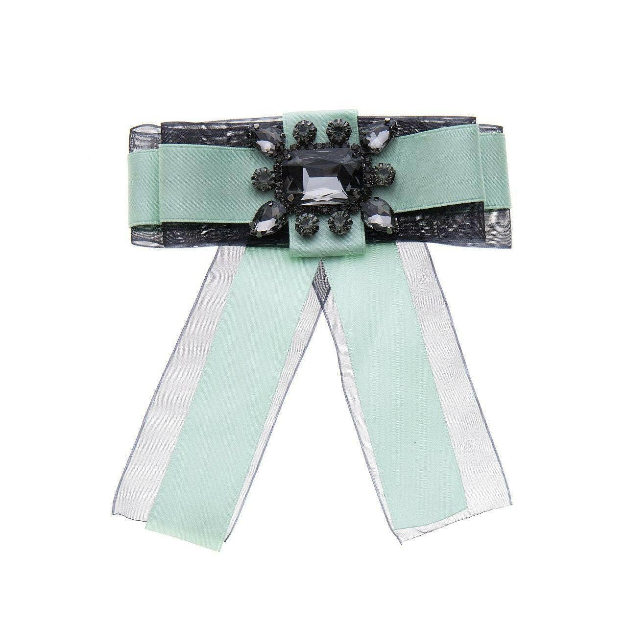 Fox by Ren GmbH – alfinete de lapela por atacado – Laço liso de renda preta1