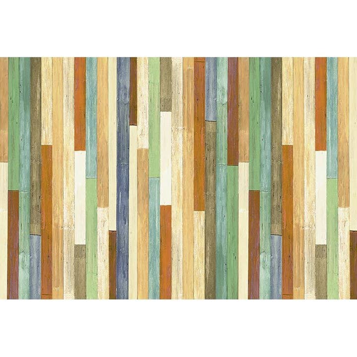 Tapete de vinil de madeira de verão por atacado de Pinted