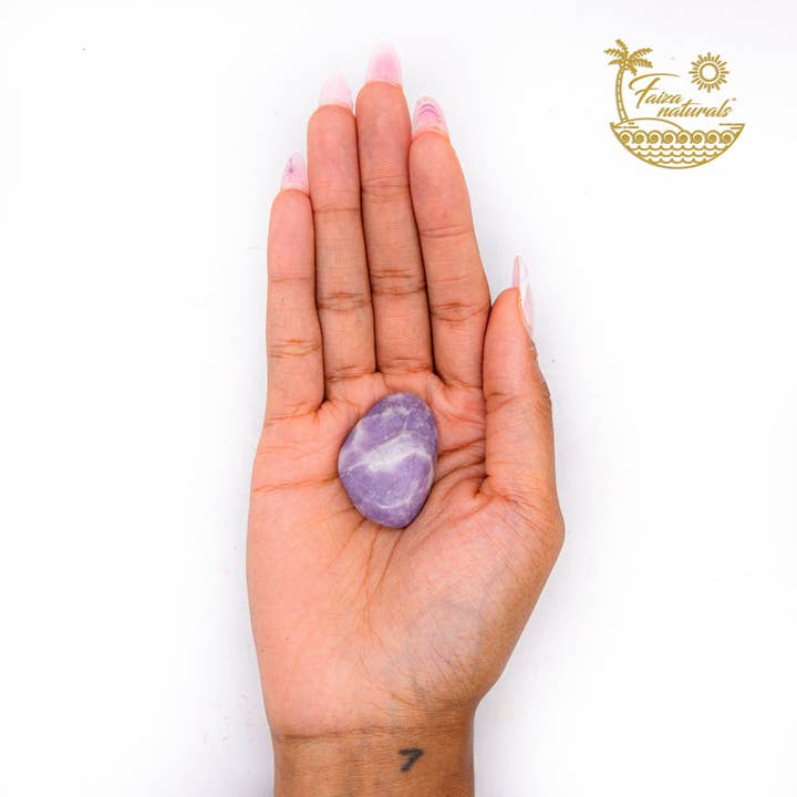 Faiza Naturals - Vente Pierre et cristal de spiritualité - Cristaux de lépidolite roulés en vrac3