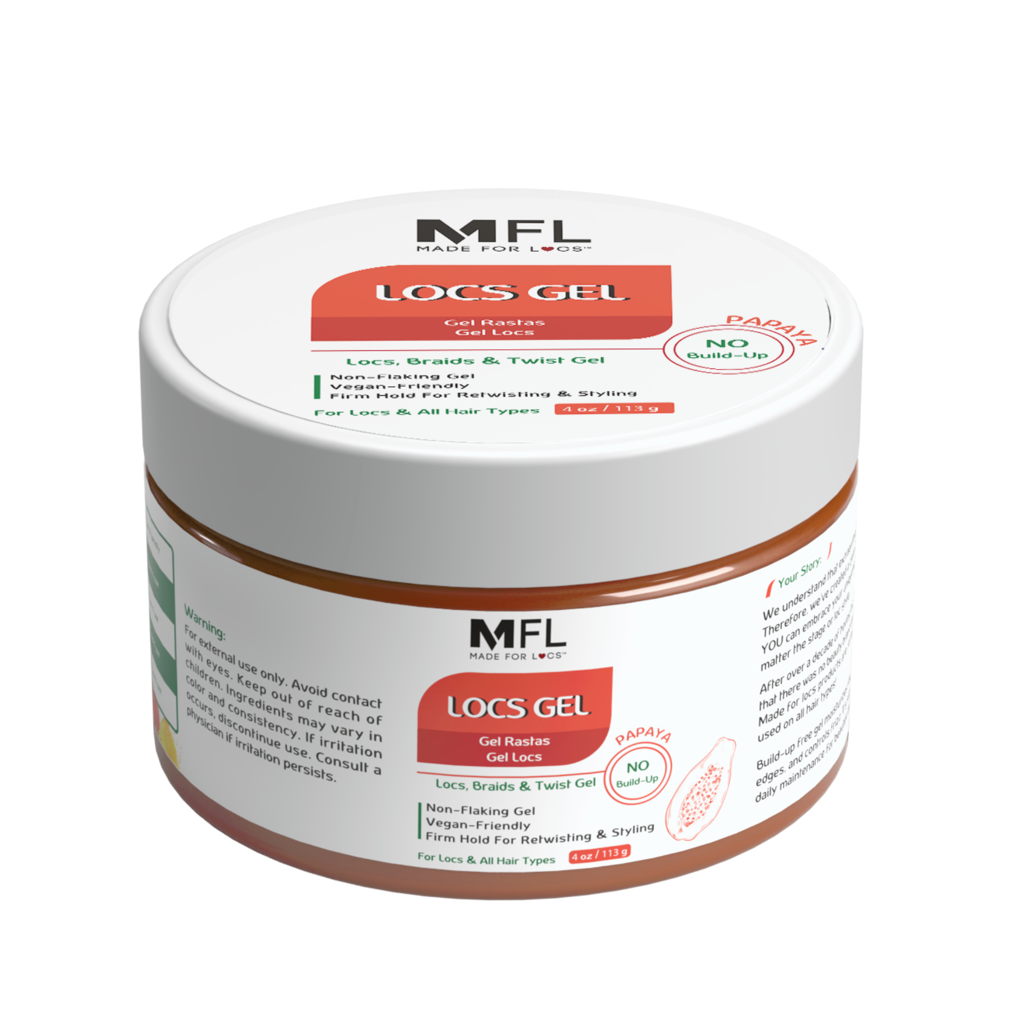 Made For Locs - Vente Gel/mousse de coiffage - Gel fixation forte pour locs, tresses et retwist | 113 g9
