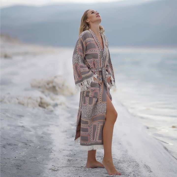 Bagno Milano - Vente Peignoir – femme - Collection de peignoirs et ponchos en peshtemal bio Bagno Milano39