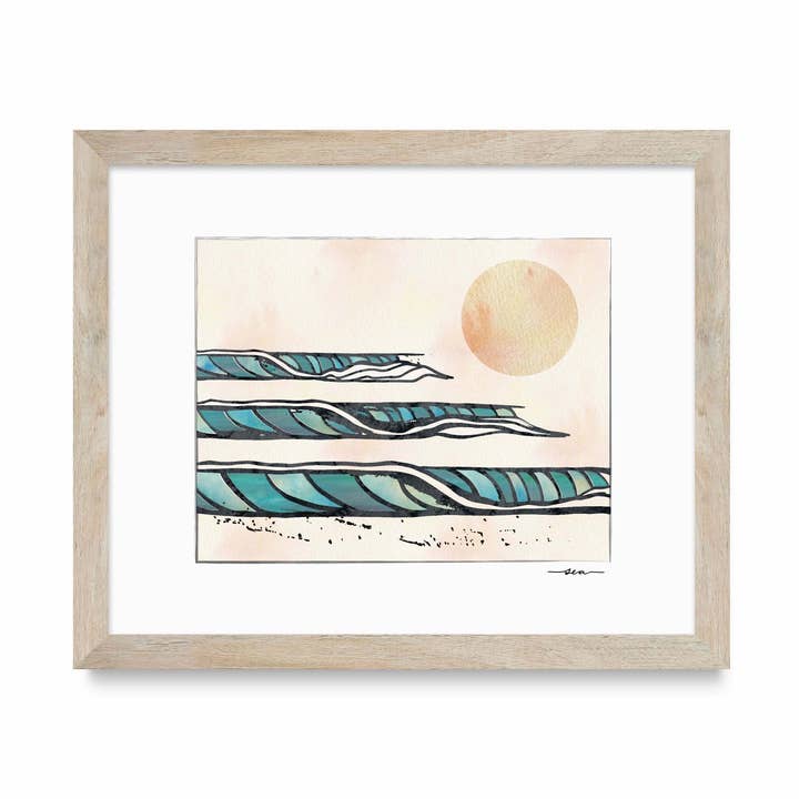Wave of the Day | Surf Art | Art Print for wholesale by Studio Sea Design