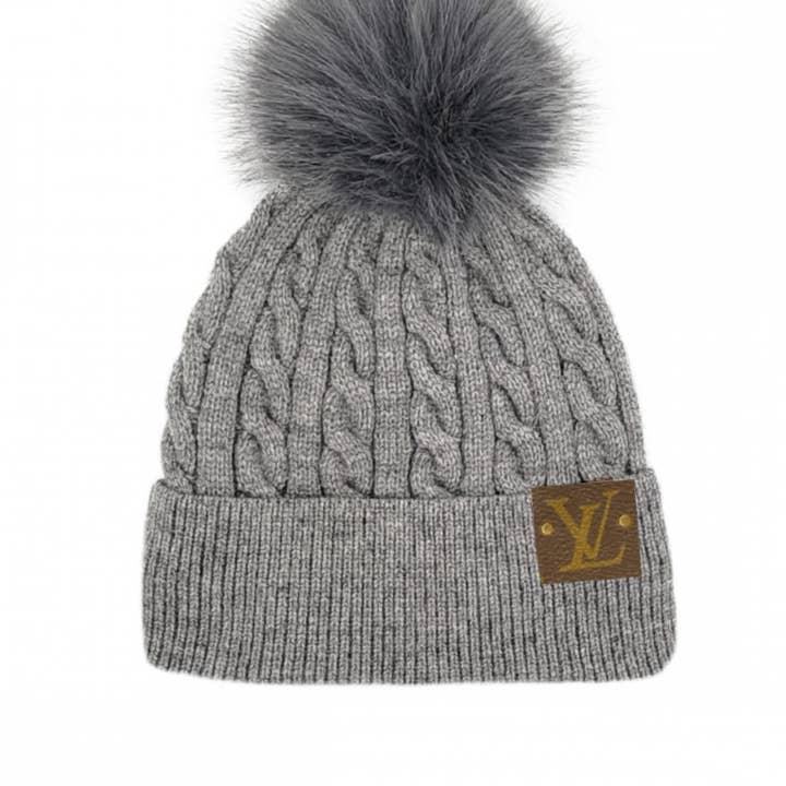 Embellish Your Life - Wholesale Beanie - Women's - Upcycled Cable Knit Pom Beanie4