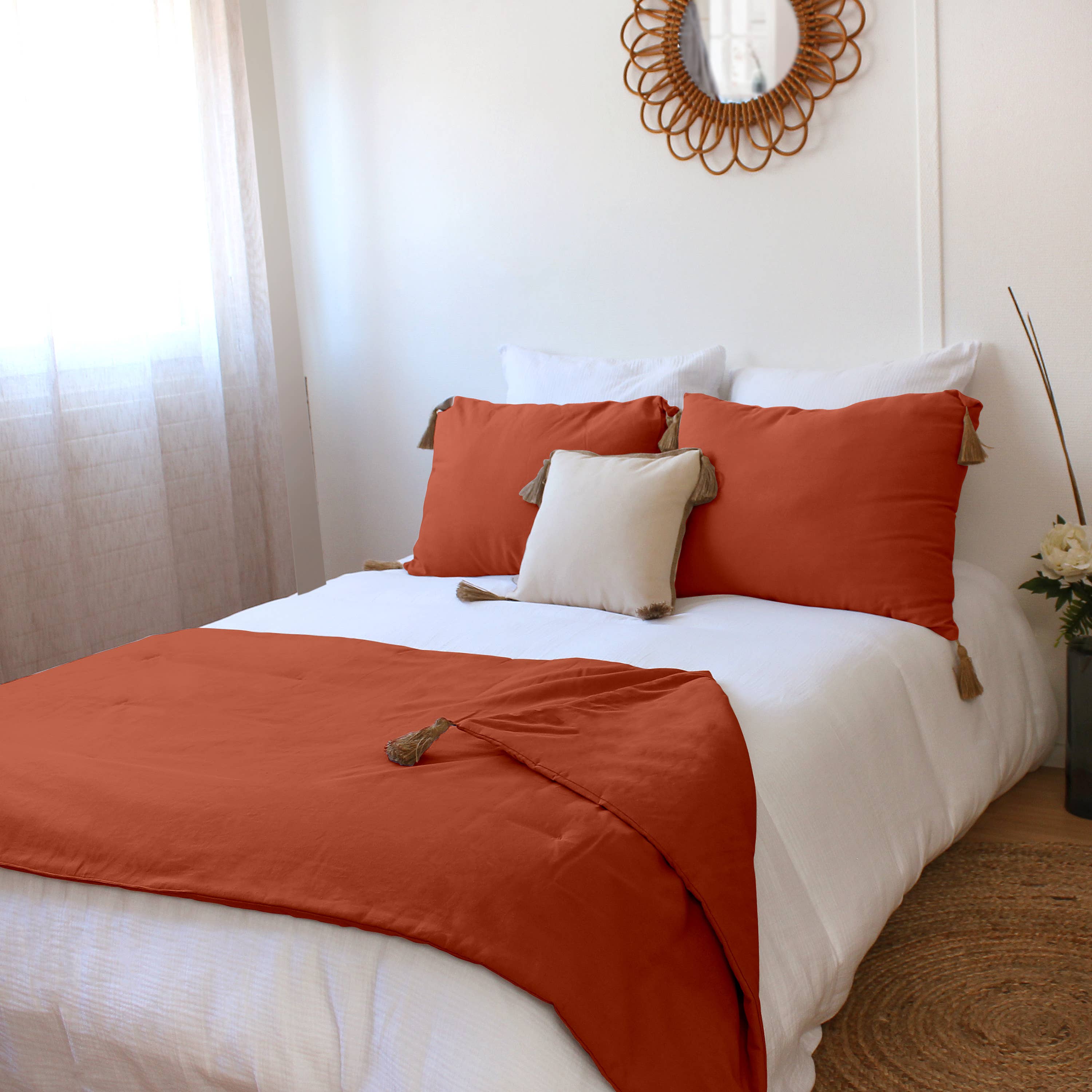 DECOSTARS - CmaDECO – wholesale Stolskudde – Rektangulär kudde, 50 x70 cm, med jutetofsar, PANAMA8