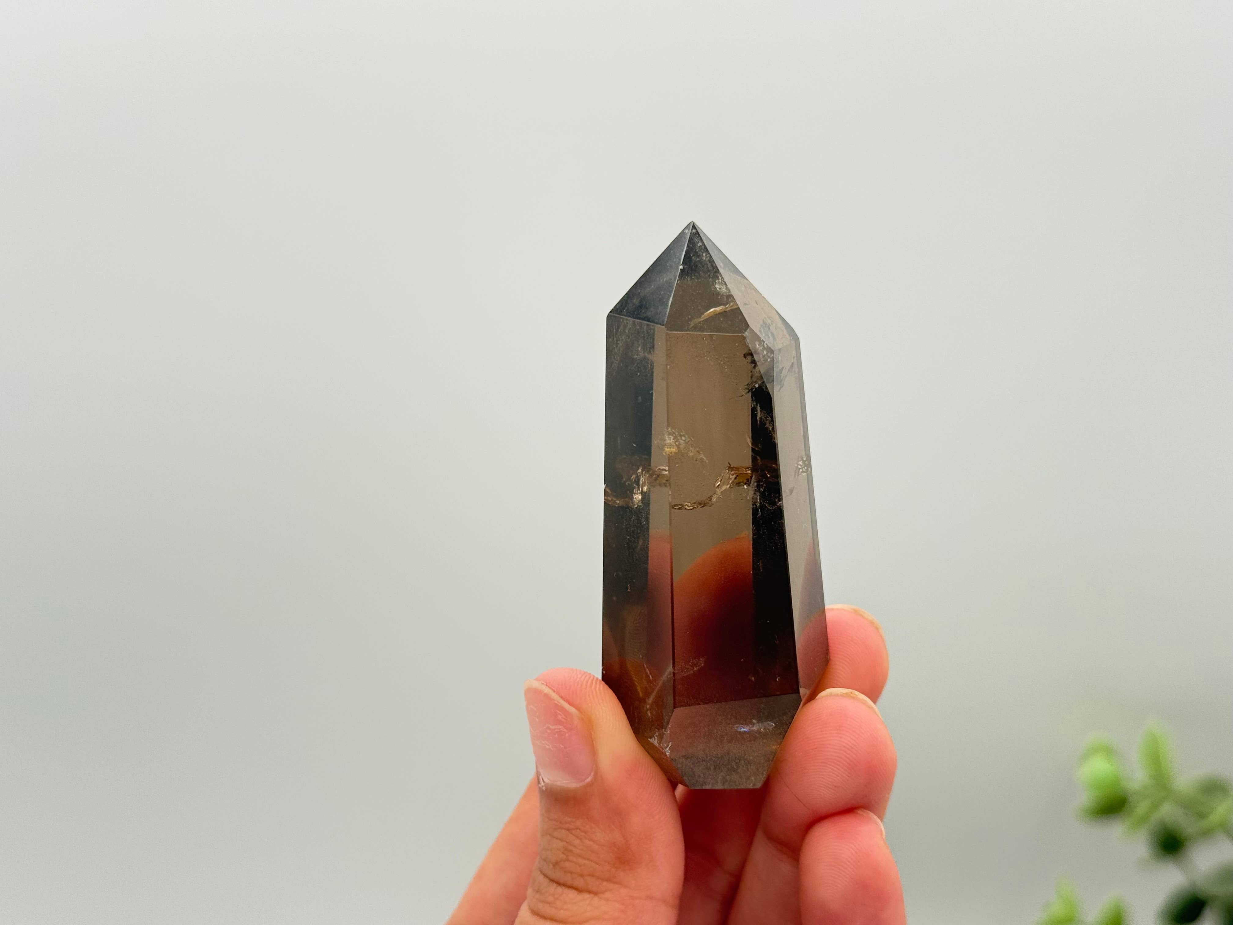 Meraki Gemstones - Wholesale Spiritual Stone/Crystal - Smoky Quartz Crystal Polished Points - BRAZIL5