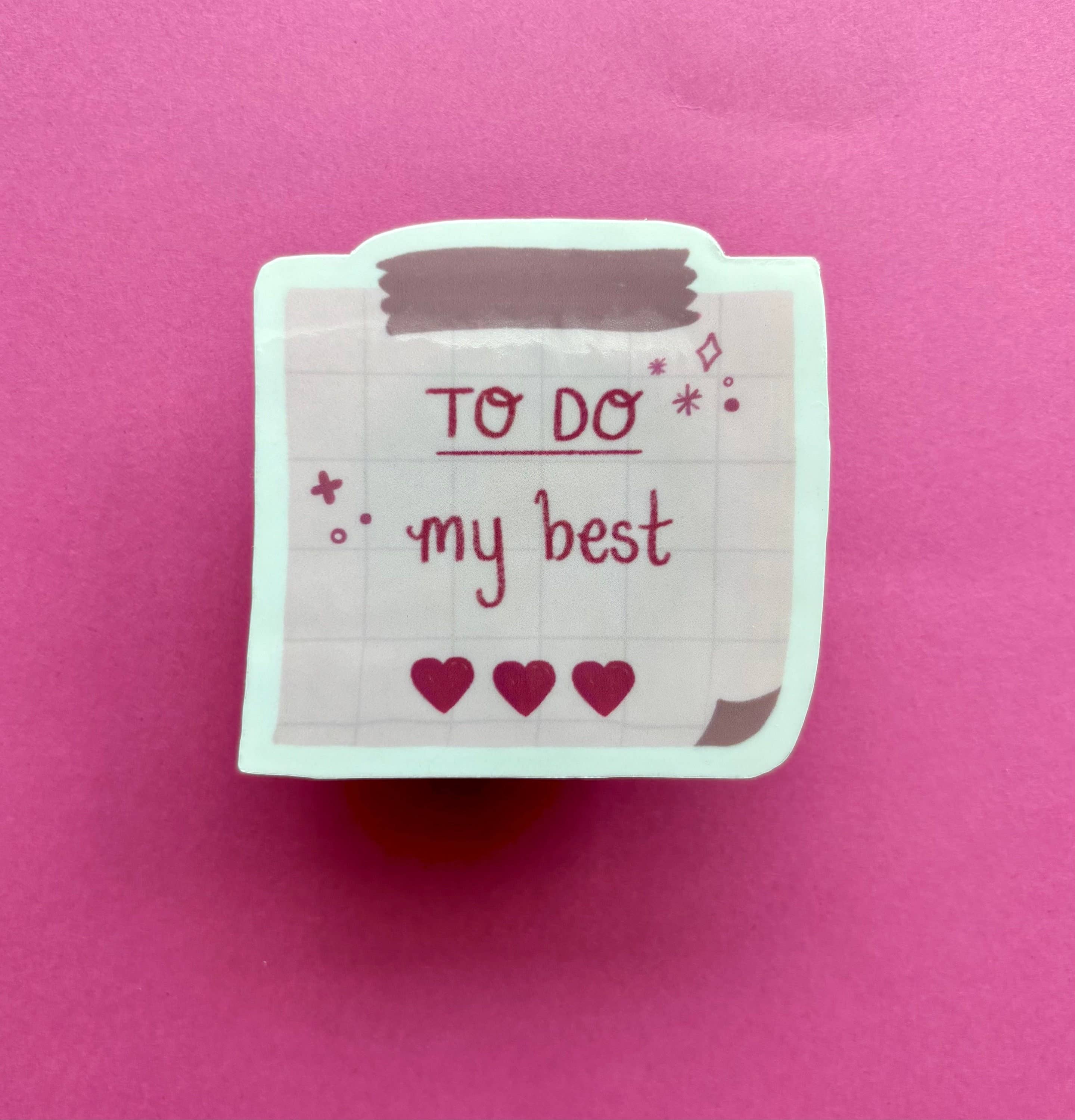 Drawn by Ang - Wholesale Sticker - Self-care Waterproof Sticker1