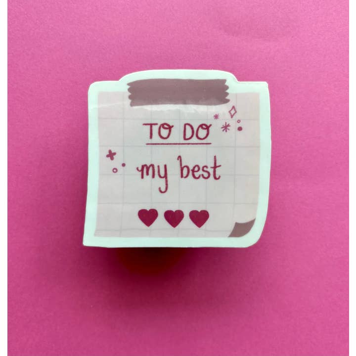 Drawn by Ang - Wholesale Sticker - Self-care Waterproof Sticker1