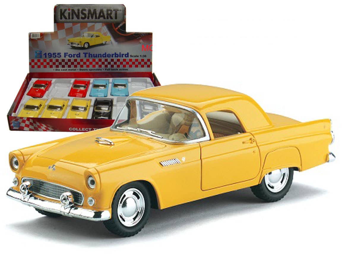 Luna Die-cast Cars - Wholesale Toy Car/Truck - Kids - 5" 1955 FORD THUNDERBIRD Die Cast Car