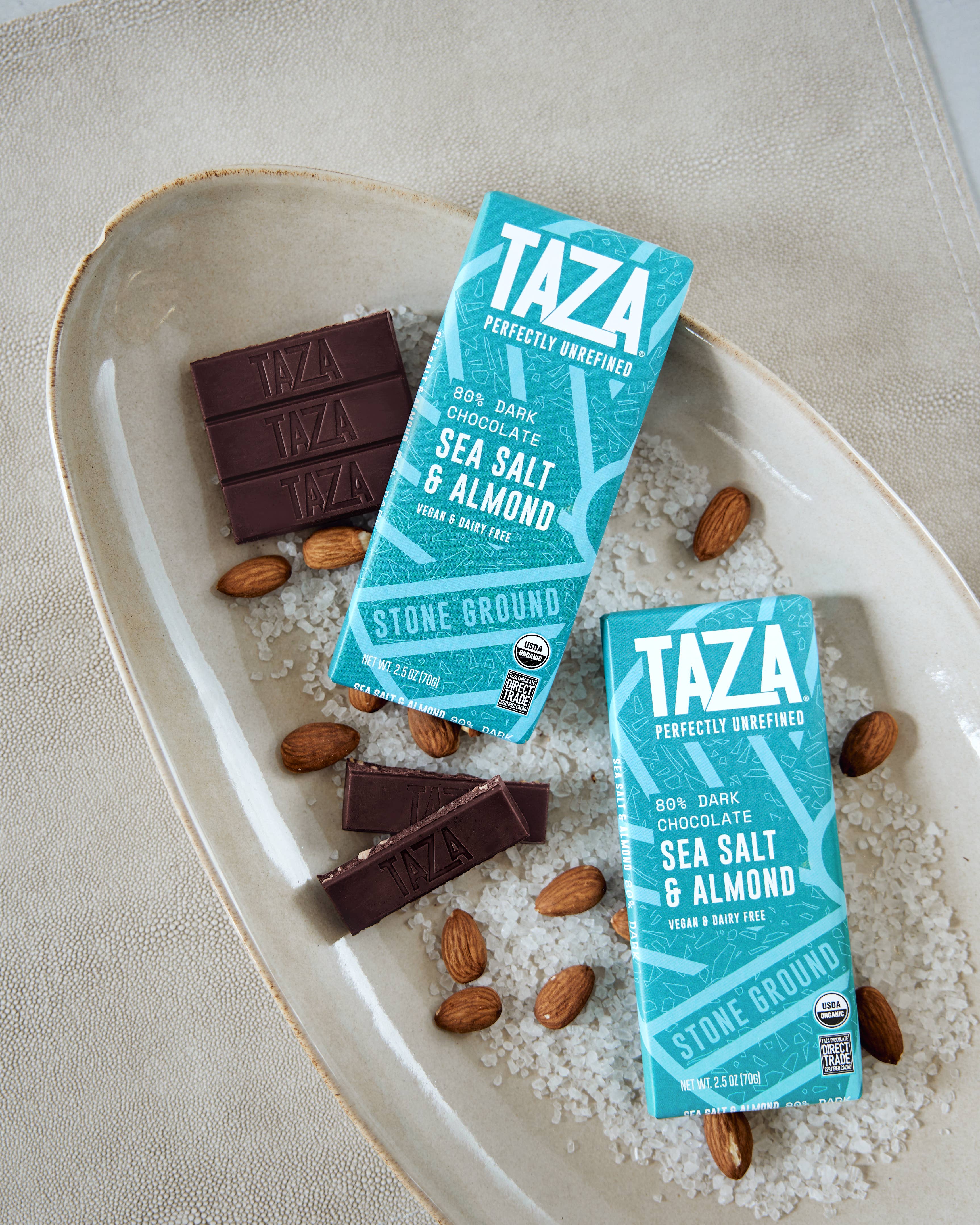Taza Chocolate - Wholesale Chocolate Bar - Sea Salt & Almond Bar2