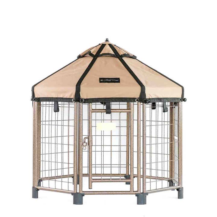 Pet Gazebo - Wholesale Pet carrier – Dog - Portable Indoor Outdoor Dog Kennel with Waterproof Cover, 3'3