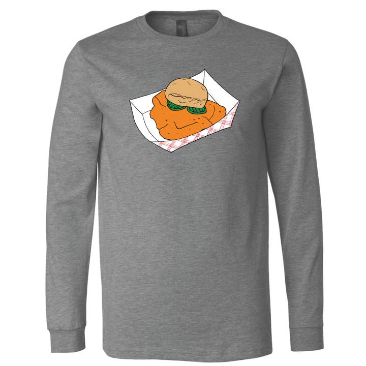 Fläskfilé Iowa långärmad T-shirt för wholesale av Iowa Awesome