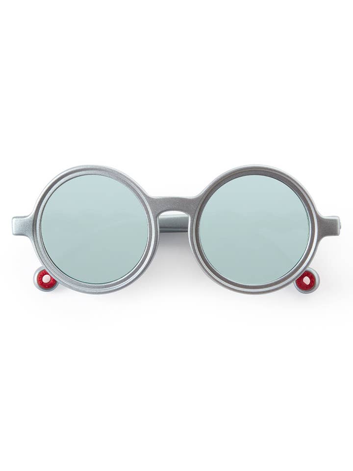 Óculos de Sol Redondos para Criança Medallion Platinum 1-3Y por atacado de Olivio & Co