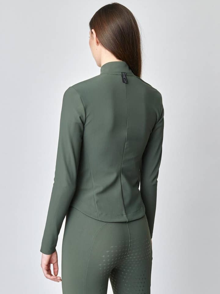 Compression Pull-On Breeches Green for wholesale on Faire5