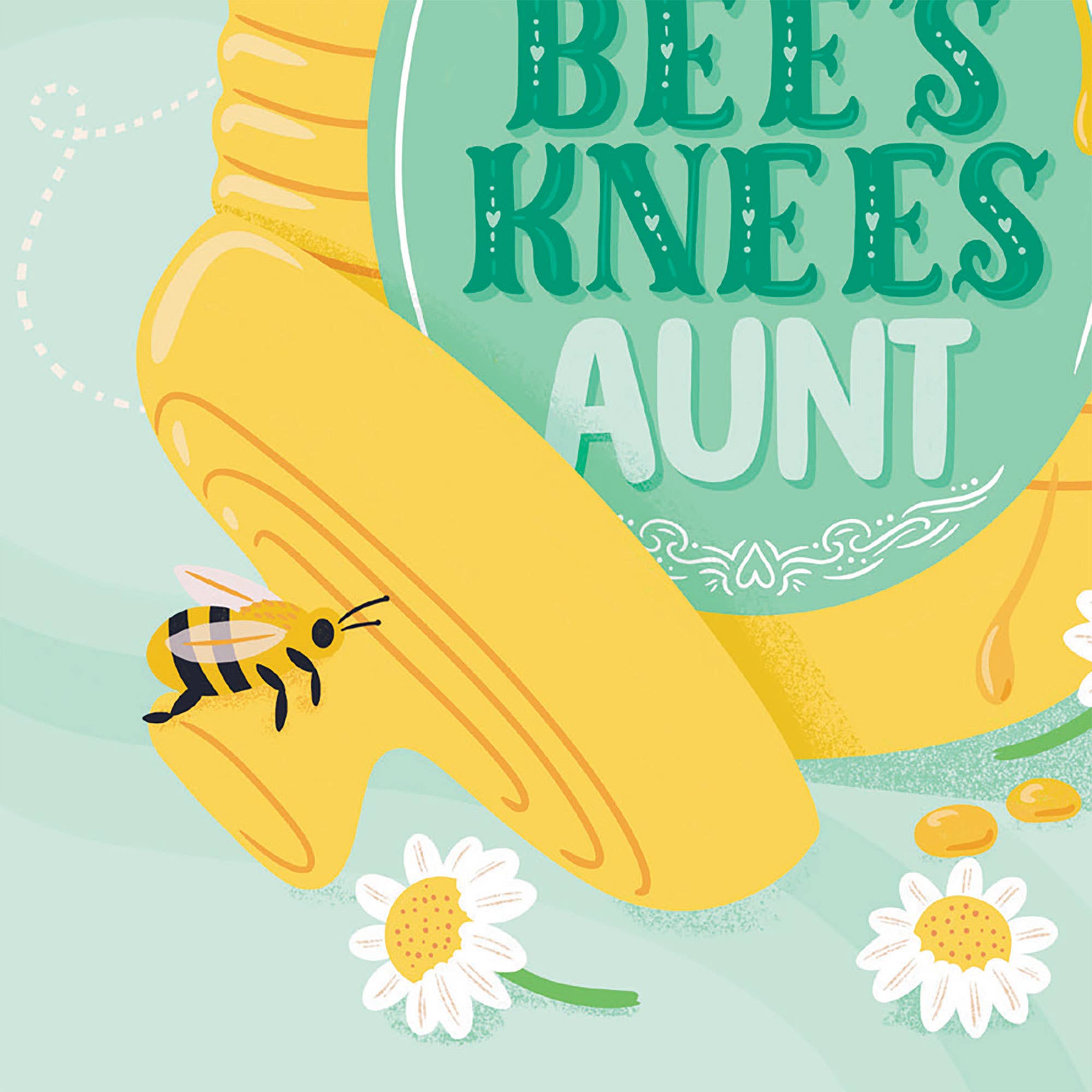 Molly Marie Pea – wholesale Birthday card – Bee’s Knees Aunt Card3