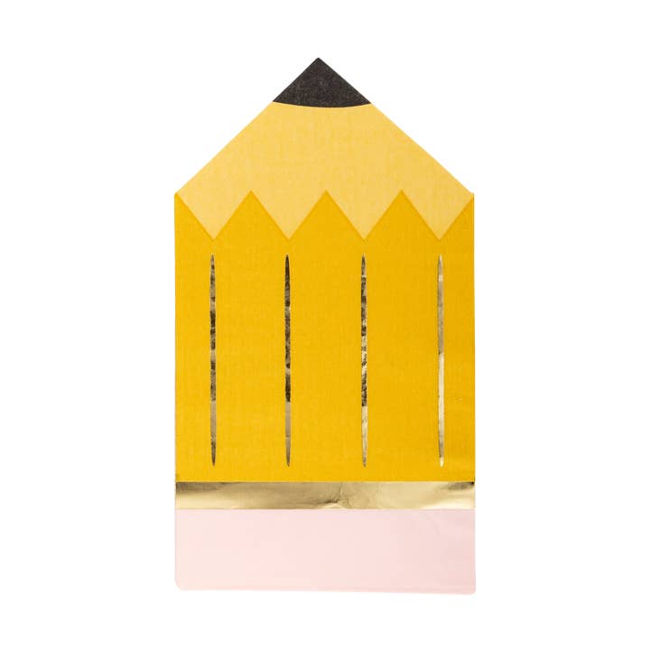 BTS1034 - Pencil Shaped Napkin for wholesale by My Mind’s Eye