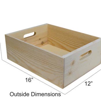 MakerFlo Crafts Memory Boxes, Pine Wood, Case of 24, Medium in Natural Unfinished