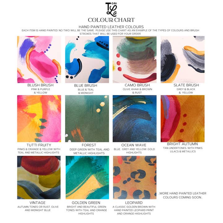 Tori Lo Designs - Wholesale Stud/Post Earrings - Heart Leather Stud Earrings - Multiple Colours
