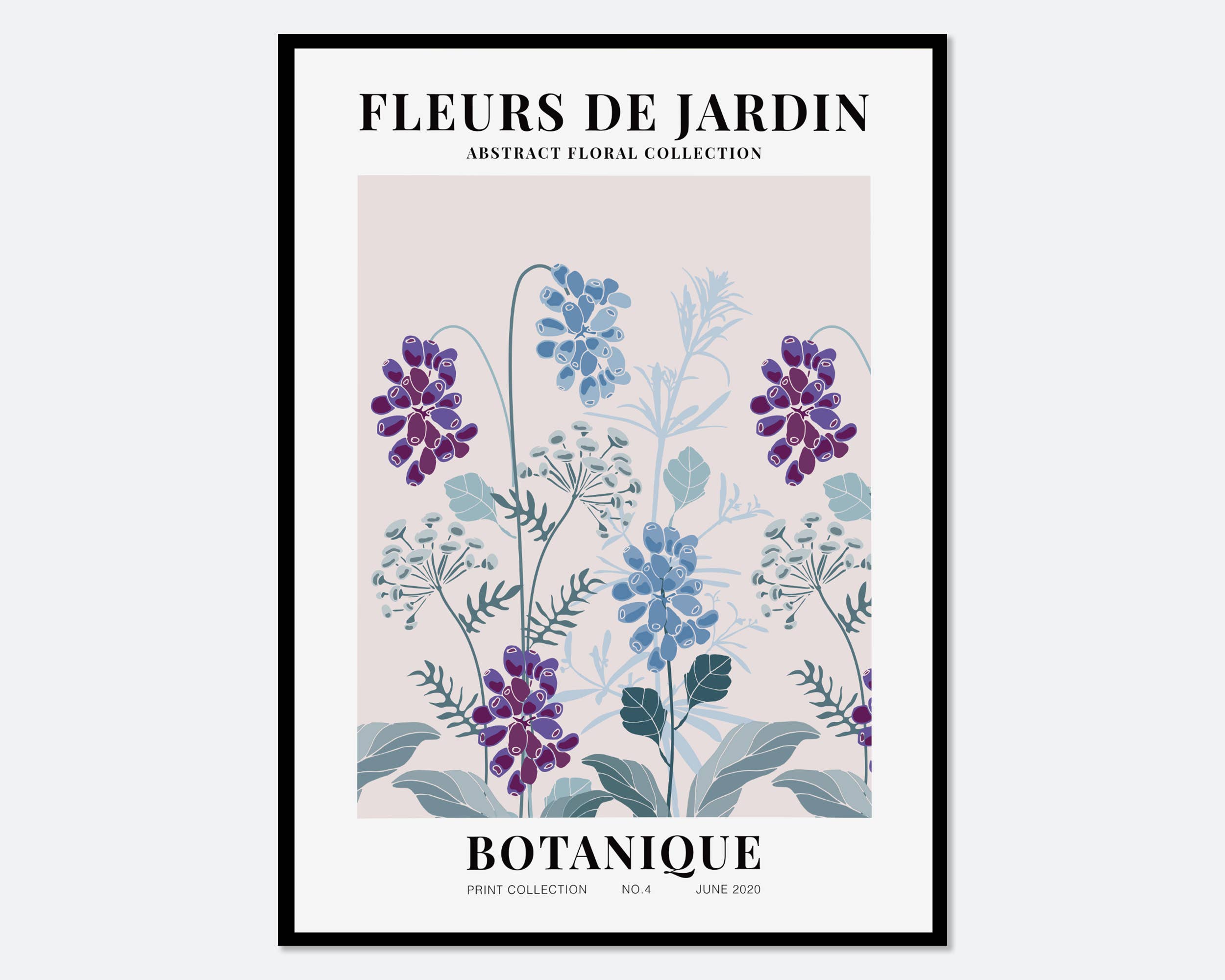 Sugar & Canvas - Wholesale Kunstprint - Bloemenmarkt Fleurs De Jardin Botanische kunstdruk FM530