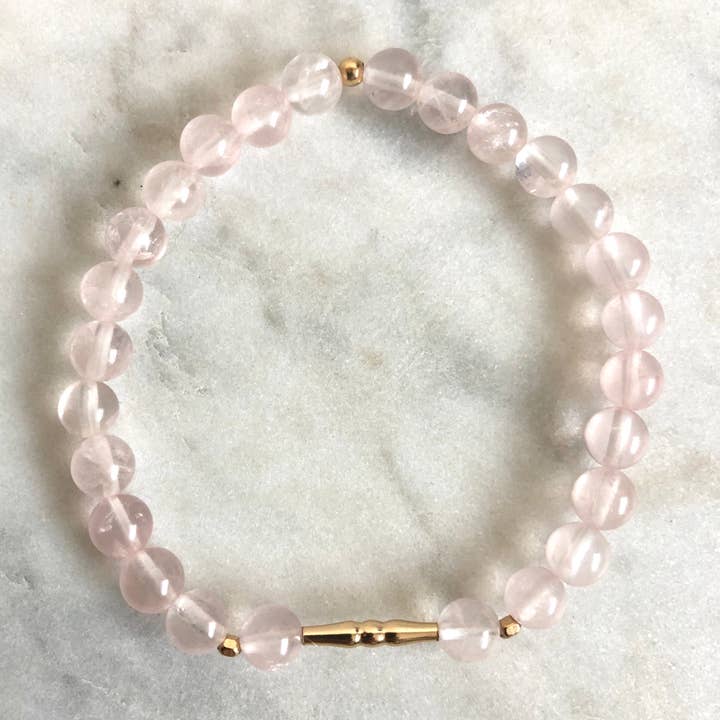 Nouveau Bracelet de Liberté - Quartz Rose pour la vente par Samata Stones