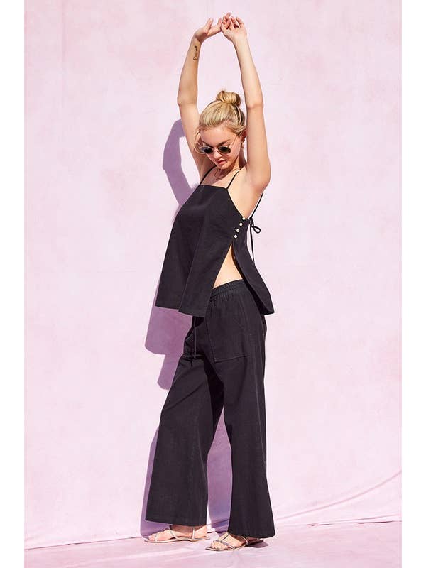 ILLA ILLA - Wholesale Top & Pant Set (NOT Loungewear) - Women's - Linen Top And Pants Set8