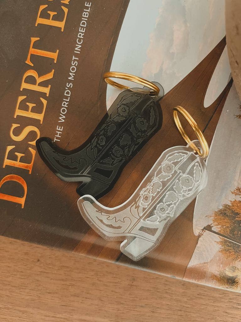 GoneWestDesigns - Wholesale Sleutelhanger - Dames - Western sleutelhanger met cowboylaars en bloemenmotief9