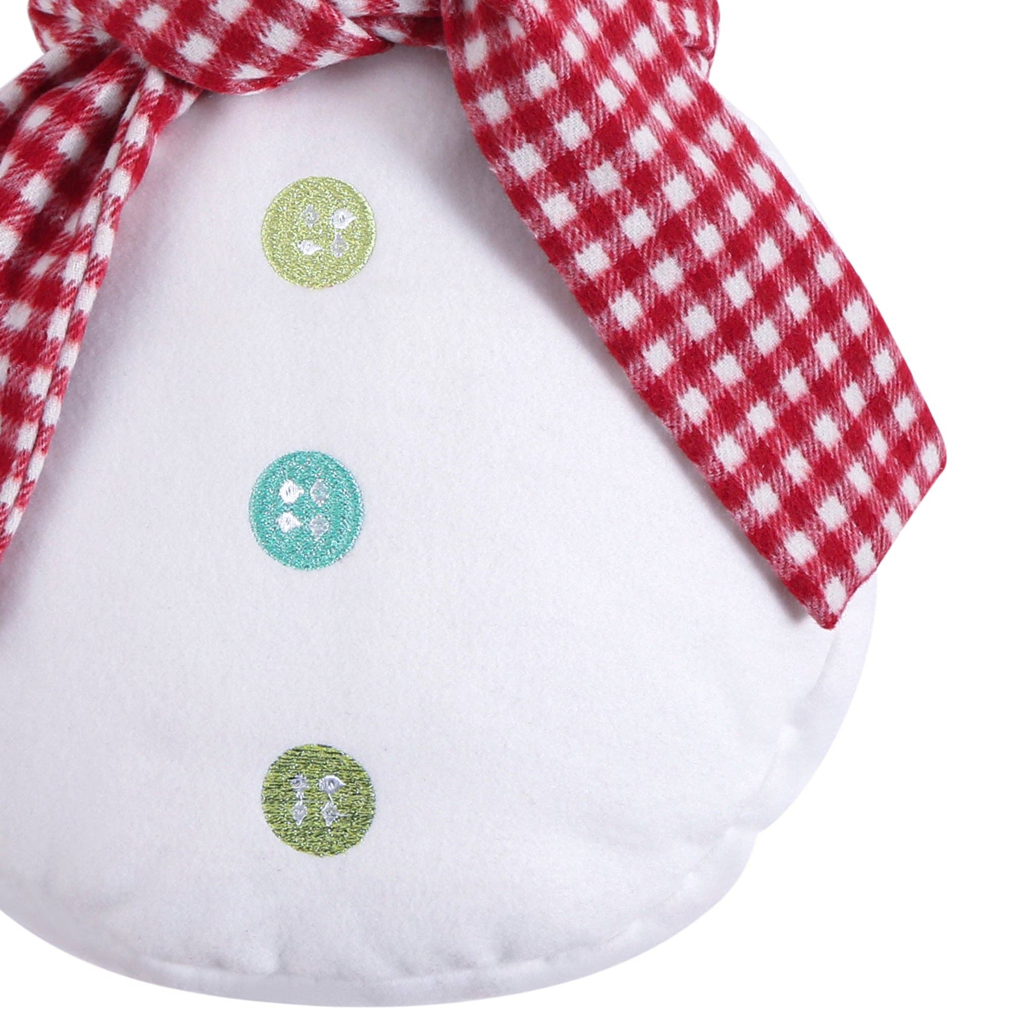 Levtex Home – Engroshandel Pyntepude – Glædelig & Lysende Holly Jolly Snemandspude5