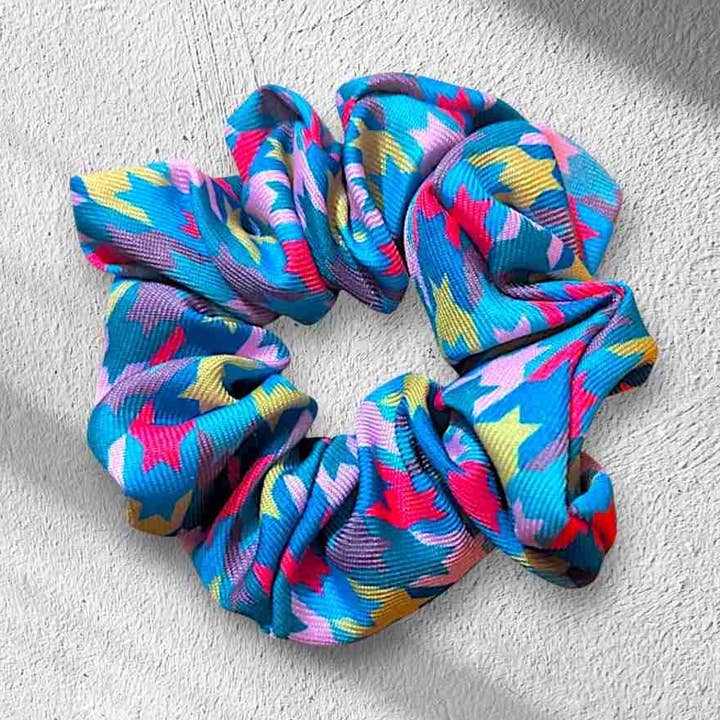 The Pink Paw-Setter Scrunchie for wholesale by Haus of Hank