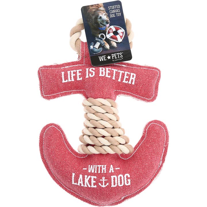 Pavilion - Wholesale Pet Rope Toy - Dog - Lake Dog - 12" Canvas Dog Toy on Rope6
