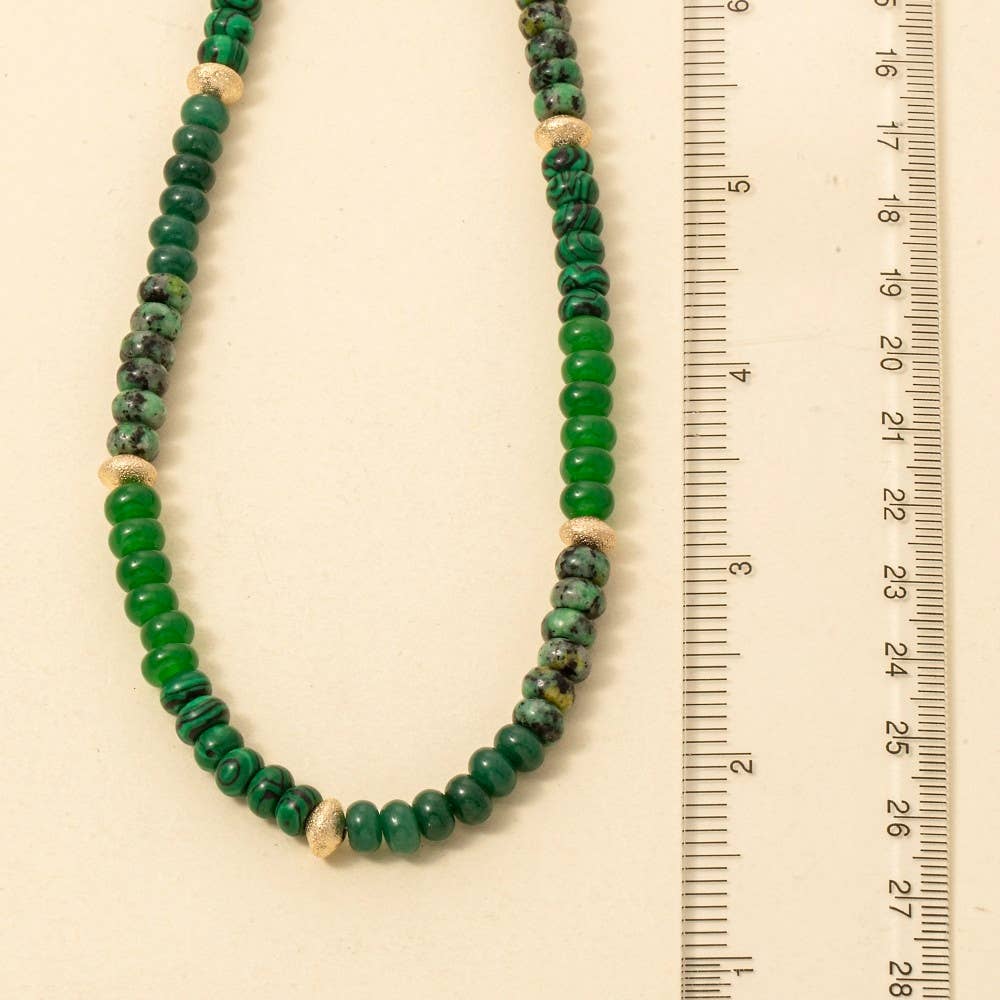 Anarchy Street - Wholesale Pendant/Charm Necklace - Mixed Semi Precious Stone Beaded Necklace1