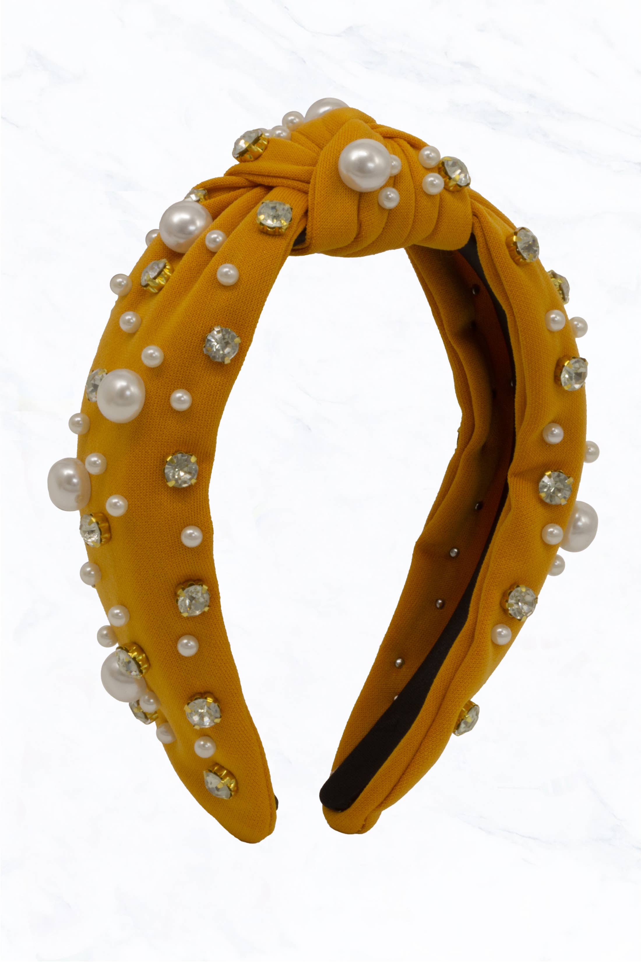 Suzie Q USA – Großhandel Fashion-Stirnband – Damen – Geknotetes Stirnband mit Perlen und Strasssteinen6