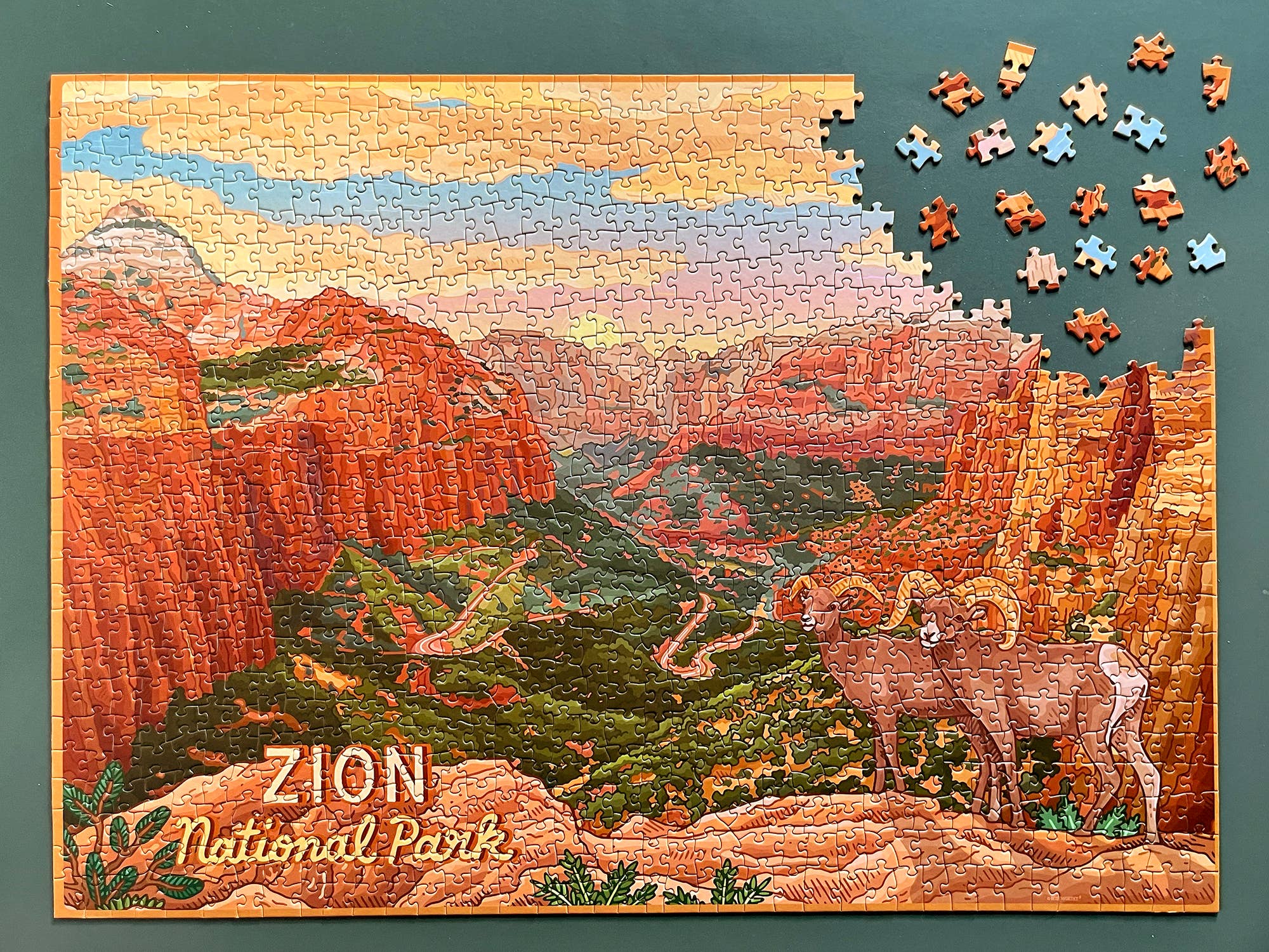 Noteworthy Paper & Press - Wholesale Puzzel - Volwassene - Zion National Park-puzzel7