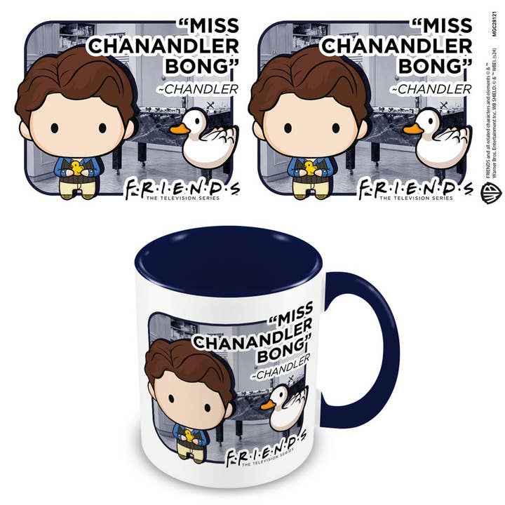 Pyramid International - Wholesale Coffee Mug - Friends (Chandler Chibi) Blue Mug
