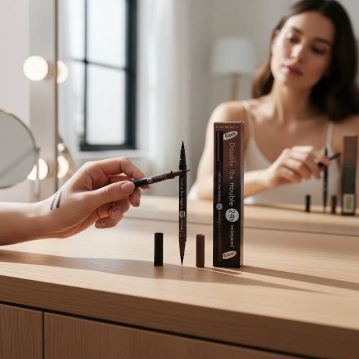 Double The Trouble Eyeliner for wholesale by XIME BEAUTY