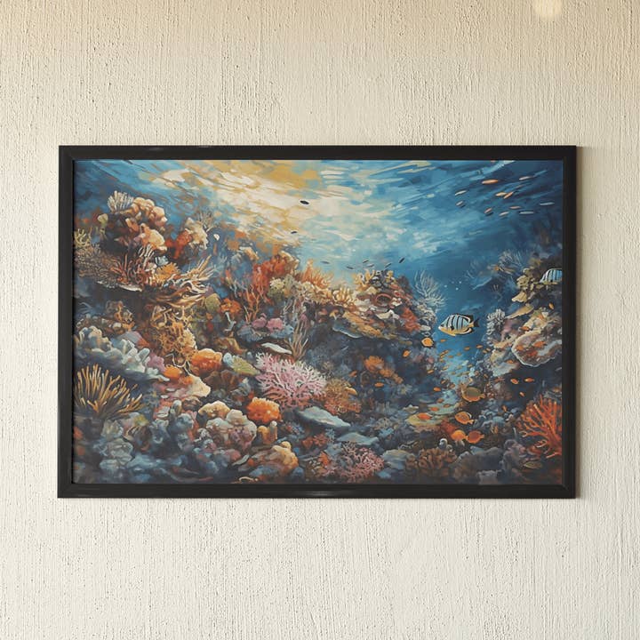 Reef Rapture Poster | Coral Reef for wholesale by Reef of Clowns